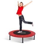 Shopster Compact Fitness Rebounder Mini Indoor & Outdoor Jumping Trampoline for Kids & Adults, Quiet and Safe Bounce (48 Inch)- Weight Capacity-100 Kgs