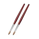 Shill Professional Nail Art 3D Acrylic Brush (Brush No 10-2Pcs)