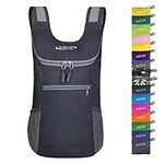 G4Free Lightweight Packable Shoulder Backpack Hiking Daypacks Small Casual Foldable Outdoor Bag 11L(Grey)