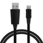 CELLONIC® Camera USB Cable Replacement for Drift HD (1080p) HD Ghost HD170 HD170 Stealth HD720 X170 Charger 1m Lead Fast Charging Data Cable 1A File Transfer - Black