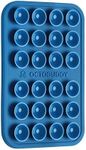 OCTOBUDDY Classic - Silicone Suction Phone Case Adhesive Mount - Hands-Free, Strong Grip Holder for Selfies & Videos - iPhone & Android Compatible - 2.25″ x 3.25″, Blue Ashes