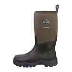 Muck Boots Unisex Derwent II Pull On Waterproof Wellington Boot, Dark Green, 9