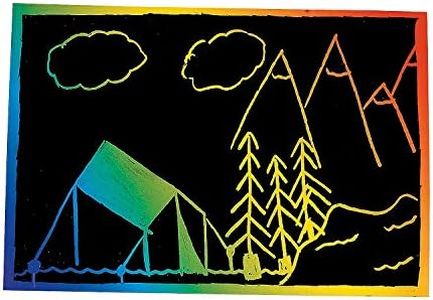 Fun Express Magic Color Scratch Cards (Bulk Set of 50 Postcards) DIY Crafts for Kids and Fun Home Activities - VBS Vacation Bible School Supplies/Decor