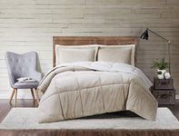 Truly Soft Everyday Comforter Set, Tan, Full/Queen