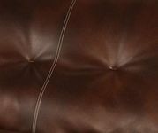Full Size Chestnut Futon Cover Only Bonded Leather Premium Collection Fits 6-8 inch Futons Mattress (Cappuccino)