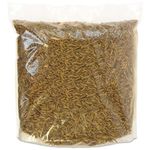 Grow Basket Whole Dried Black Soldier Fly Larvae Treat - Food For Arowana, Flowerhorn, Oscar And Other Carnivorous Fish, 50X More Calcium, All Life Stages