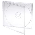 New MegaDisc 10.4mm CD Jewel Case Single Super Clear Tray 50pcs/Package