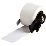 Brady PTL-19-423 TLS 2200 And TLS PC Link 1" Height, 1" Width, B-423 Polyester, White Color BradyBondz Label (250 Per Roll)