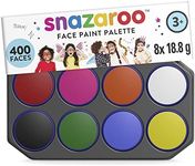 Snazaroo 1194040 Assorted Color Face Paint Palette-1 Pc, Single, Multicoloured, 1 Count (Pack of 1)