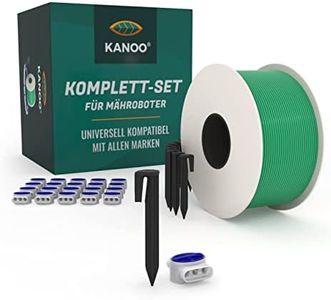 kanoo® Installation Kit for Robotic Lawnmower with 250 m Boundary Cable + 500 x Pegs + 20 x Cable Connectors - Practical Complete Set for Laying Boundary Wire of All Common Brands