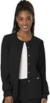 Snap Front Scrub Jackets for Women,