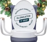 Lunderg Raised Toilet Seat with Han