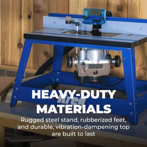 Kreg Router Table – Blue, Durable Work Surface