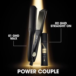 ghd Max Wide Plate Hair Straightener – Black