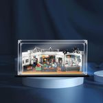 Acrylic display case for Lego Seinfeld 21328(Lego set is not included) (No Background)