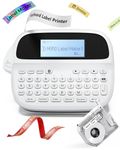 Phomemo Label Maker Machine,M950 Keyboard Label Printer,Mini Thermal Label Maker Handheld, Bluetooth Label Maker Machine with Tape 12mm for Home Office Portable Label Machine USB Rechargeable White