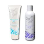 Slippery Stuff Water-based Silky Safe Long Lasting Personal Lubricant LIQUID and GEL Value Bundle 8oz Each, 2