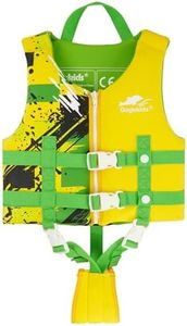 Gogokids Toddler Swim Vest, Kids Float Jacket for 20-30-40-50 lbs Girls and Boys, Float Swimwear with Duel Adjustable Safety Strap, for 2-9 Year Old Children
