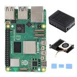 Tada for Raspberry Pi 5 4GB Basic Kit Including Raspberry Pi 5 4GB Board, Pi 5 ABS Case and Active Cooler (4GB RAM)