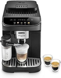 De'Longhi Magnifica Evo, Fully Automatic Coffee Machine, Compact Size, LatteCrema System, Multiple Coffee Recipes, Coloured Display, ECAM290.62.B Black