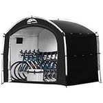 Happy Travel Bike Storage Shed Tent,Outdoor Portable Bicycle Storage Sheds with 210D Oxford Fabric PU4000 Waterproof for 2/3/4/5 Bikes,Bike Covers Shelter for Motorcycle,Garden Tools,Toys,Lawn Mover