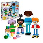 LEGO DUPLO Town Buildable People with Big Emotions Toddler Learning Toys for Boys & Girls aged 3 Plus, 5 Characters with 10 Role-Play Faces, 71 Bricks for Customisable Fun, Gift Idea 10423