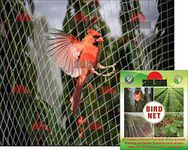 Shalimar Anti Bird Net/Pigeon/Garden Net/Bird Control Net UV Stabilised HDPE Monofilament Netting Solution (10 X 10) Natural