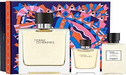 HERMES TERRE SET: EDT SPRAY 100ML + EDT SPRAY 12.5ML + AS BALM 40ML