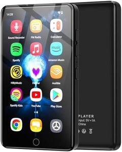 Lecteur MP3 96GB avec Bluetooth et WiFi, Lecteur MP4 à écran Tactile IPS HD de 4,02" avec Haut-parleurs, Lecteur de Musique pour Enfants avec Android 13 OS, Lecteur MP3 MP4 Android avec Deezer