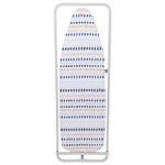 Beldray LA031657STRIPFEU7 Overdoor Ironing Board – Hooks Over Most Doors To Save Space, Folding Compact Design, Heat Reflective Stripe Design Cover, Cushioned Hooks, Thick Felt Underlay, 110 x 33 cm