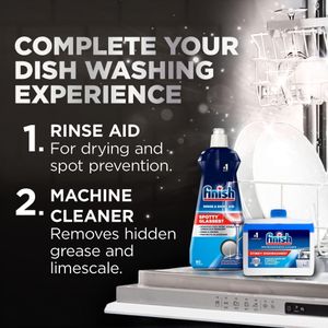 Finish Dishwasher Tablets, Lemon Scent – 100-Pack