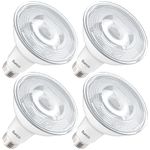 Sunco Lighting 4 Pack PAR30 LED Bulb, Dusk-to-Dawn Photocell Sensor, 11W=75W, 2700K Soft White, 850 LM, Auto On/Off Security Flood Light - UL