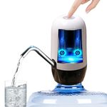 5 Gallon Water Dispenser Portable Water Pump for 5 Gallon Bottle USB Charging Water Dispenser for 5 Gallon Bottle,Fast Pumping Speed