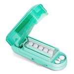 DEPAD Pill Cutter Splitter for Cutting Multiple Pills, Adjustable Pill Cutter Splitter for Small and Tiny Pills with Accurate Pill Alignment, Pill Cutter for Small or Large Pills with Sharp Safe Blade