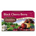 Celestial Seasonings Black Cherry Berry Herbal Tea, 20 Count (Pack of 6)