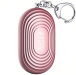 Personal Alarm for Women with LED Flashlight. Rose Gold, Small & Stylish Police Approved Loud (130db) Panic & Rape Alarm with Keychain for Girls, Kids, Students and the Elderly.