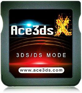 Ace3ds X for 3DS /2DS/DSi/DS Lite/DS to play NDS games and Support Ntrboothax
