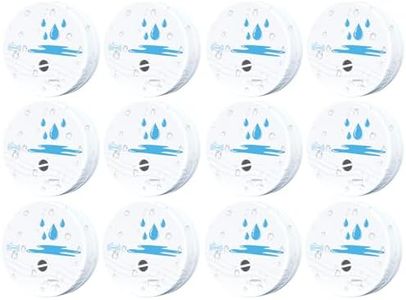 ComfyTune 12 Pack Water Leak Detectors for Home, 100dB Waterproof Water Sensor Alarm Leak Detector for Basements, Bathrooms, Laundries, Sinks, and Windows(Battery Included)