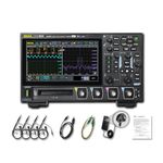 RIGOL DHO924 Portable Digital Oscilloscope, 250MHz Bandwidth, 4 Analog Channels, 16 Digital Channels, 12-bit Vertical Resolution, supports Bode Plot Analysis.
