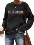 LUKYCILD Nana Sweatshirt Womens Cre