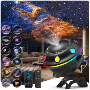 Galaxy Projector for Bedroom, 13 in 1 Planetarium Star Projector with Solar System & Constellation, 360° Rotating Galaxy Light Projector, Space Night Light Projector for Kids Adults Gifts