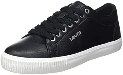 Levi's Women's Woodward S Sneaker, Regular Black, 3 UK