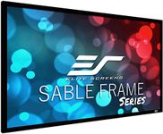 Elite Screens Sable Frame, 100-inch 16:9, Sound Transparent Fixed Frame Projection Projector Screen, ER100WH1-A1080P3