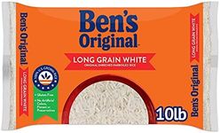 BEN'S ORIGINAL Enriched Long Grain White Rice, Parboiled Rice, 10 lb Bag