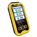 MOESAPU Geiger Counter Nuclear Radiation Detector, Radiation Dosimeter with 2.4 Inches TFT LCD Color Screen for Water, Food and Cosmetics, Rechargeable Handheld Beta Gamma X-ray, 0μSv-1000Sv(FS5000-2)