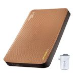 LOSTHORIZON Air & Foam Camping Mattress, Self-Inflating Sleeping Pad, 4.5" Thick, with Air Pump, Twin