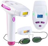 Dratal Professional Permanent Facial Body Hair Removal System for Women and Men - Upgrade 300000 Flashes Home Use Painless Hair Remover Device Epilator for Wholebody Use