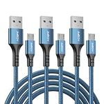 Micro USB Cable,3Pack 6.6ft Android