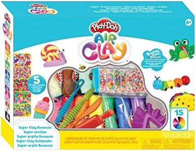 Play Doh Air Clay Bonanza, Sensory and Educational Craft Toys for Kids, Ages 4+