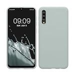 kwmobile Case Compatible with Samsung Galaxy A50 Case - Soft Slim Protective TPU Silicone Cover - Cool Mint